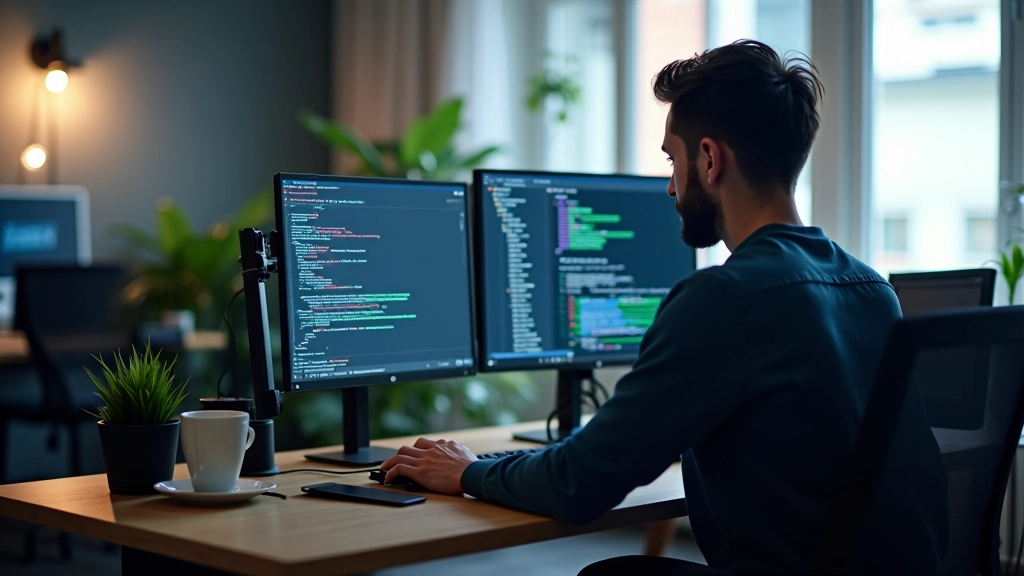 Programuotojas analizuoja svetainės greičio metrikas